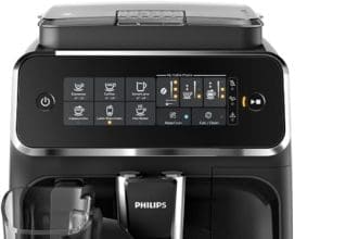 Philips 3200 Series Fully Automatic Espresso Machine with LatteGo front view