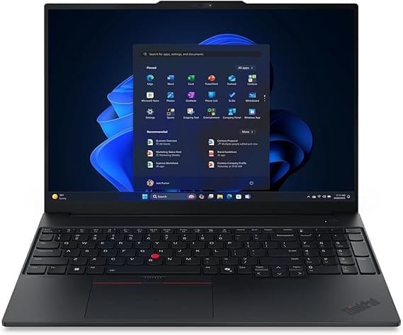 Lenovo ThinkPad E16 Gen 3 laptop front view – best Lenovo ThinkPad review
