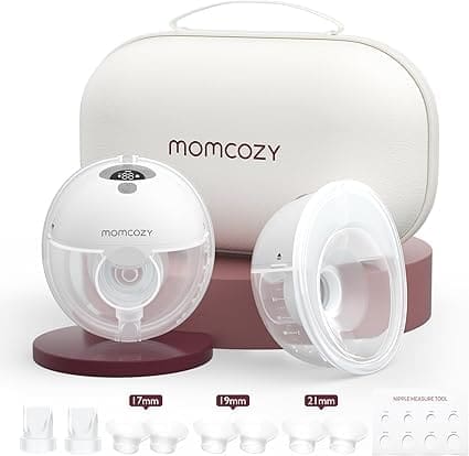 Momcozy Electric Breast Pump wearable hands-free design