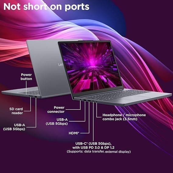 Best Lenovo Laptop 2025 Side Ports