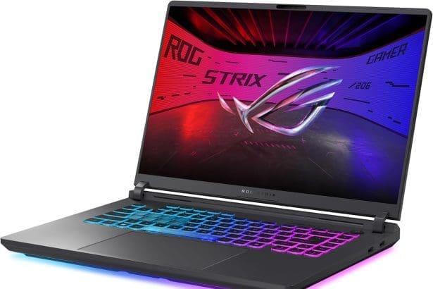Best Gaming Laptop 2025 ASUS ROG Strix G16 Front View