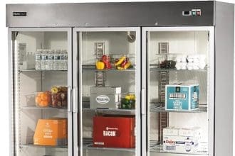 Commercial Refrigerator 3-Door Front View