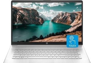 HP 17 Laptop Touchscreen Silver Design