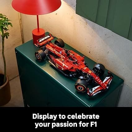 Displayed LEGO car kit for adults Ferrari Technic