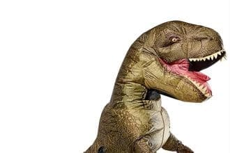 Jurassic Inflatable Costumes for Adults Front View