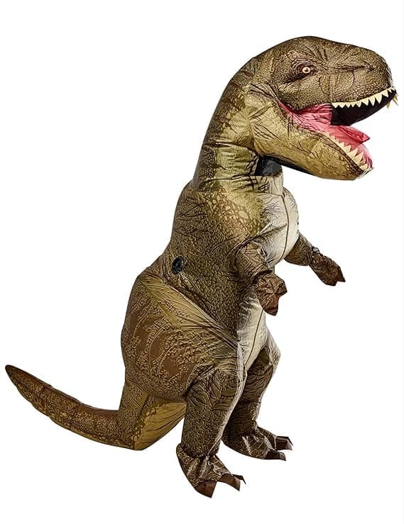 Jurassic Inflatable Costumes for Adults Front View