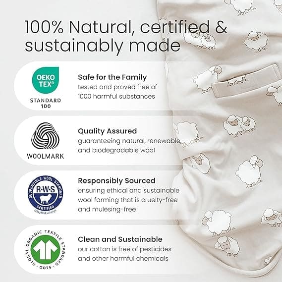 Two-Way Zipper Adjustable Baby Sleep Sack