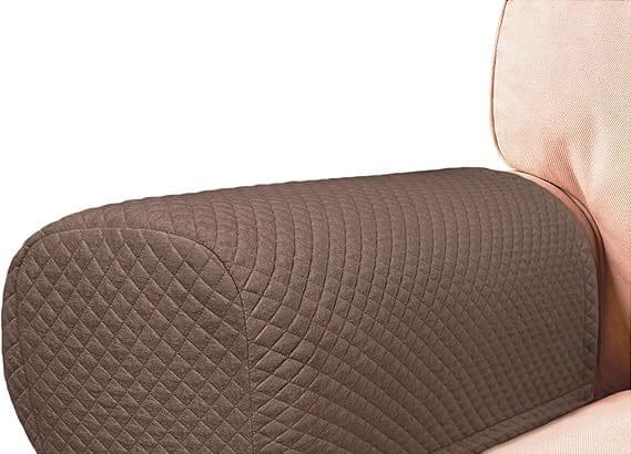 Sofa Armrest Covers on Sofa for Protection