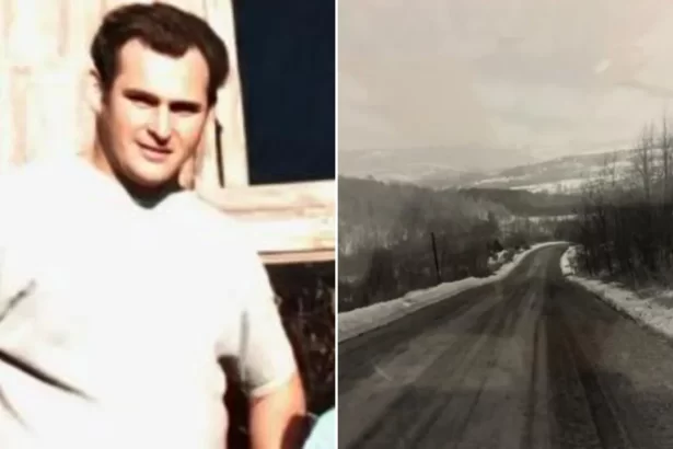 split of clyde coppage and the road where his body was found