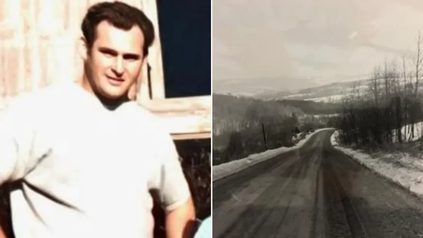 split of clyde coppage and the road where his body was found